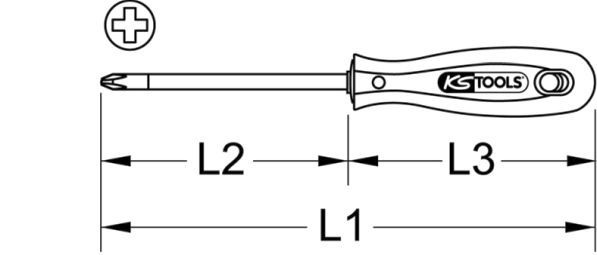 KS TOOLS Ruuvimeisseli 911.1187